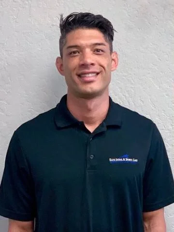 Portrait of Brandon Meline, licensed massage therapist.