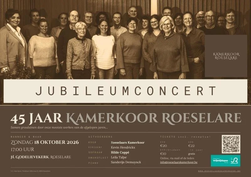 45 jaar KAMERKOOR ROESELARE