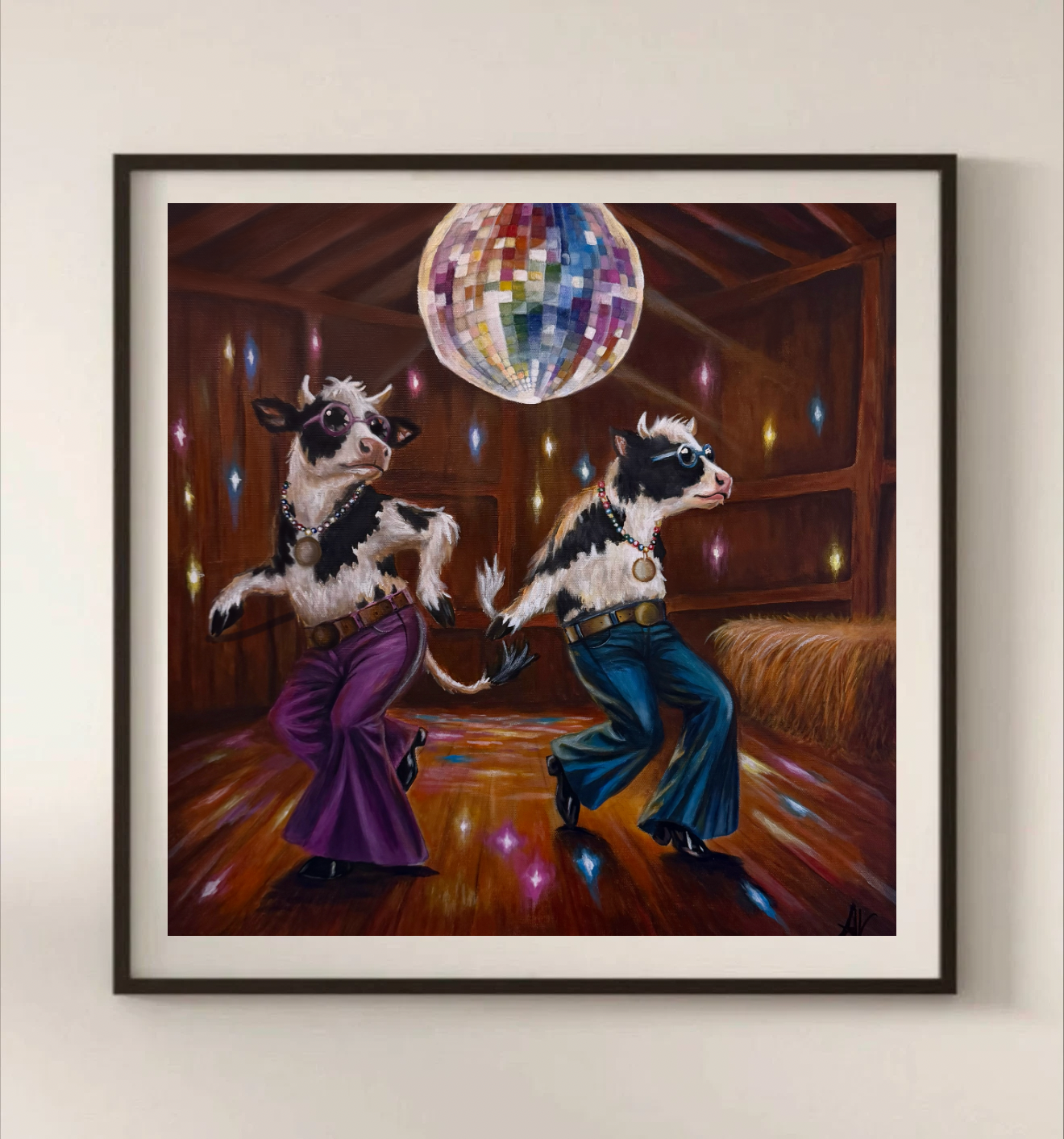 Groovy cows