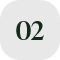 Gray circle with the number 02 in dark text.