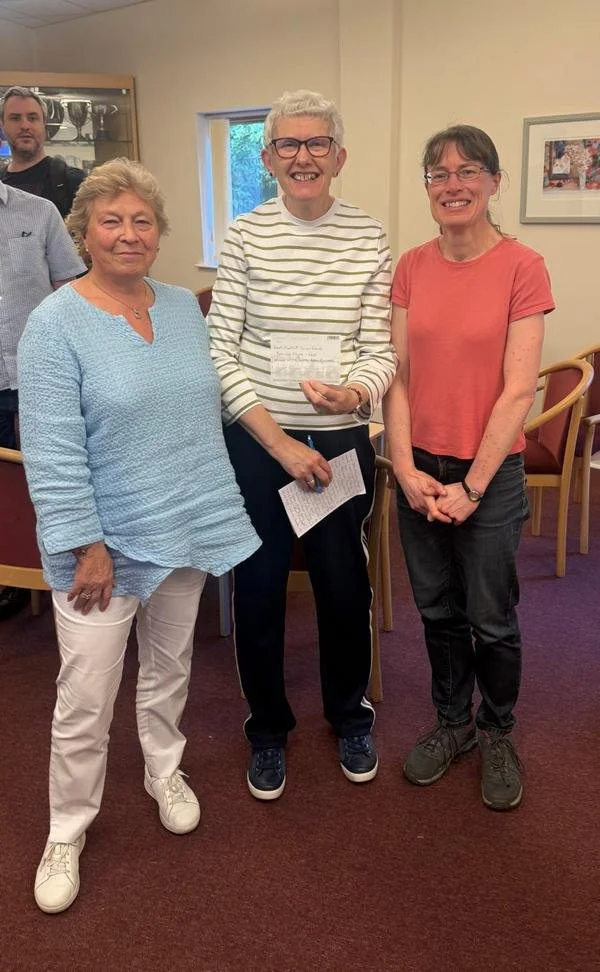 Sandra Mair & Sian Newell Winners of the Bronze prize in the Cowan Cup Swiss Pairs