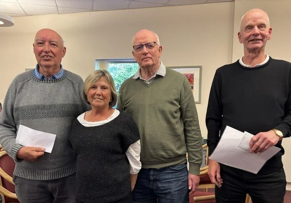 	
2nd Place in the Hunter Cup - Bob McKinnon, Cathy Ferguson, Ian Patrick & David Ritchie