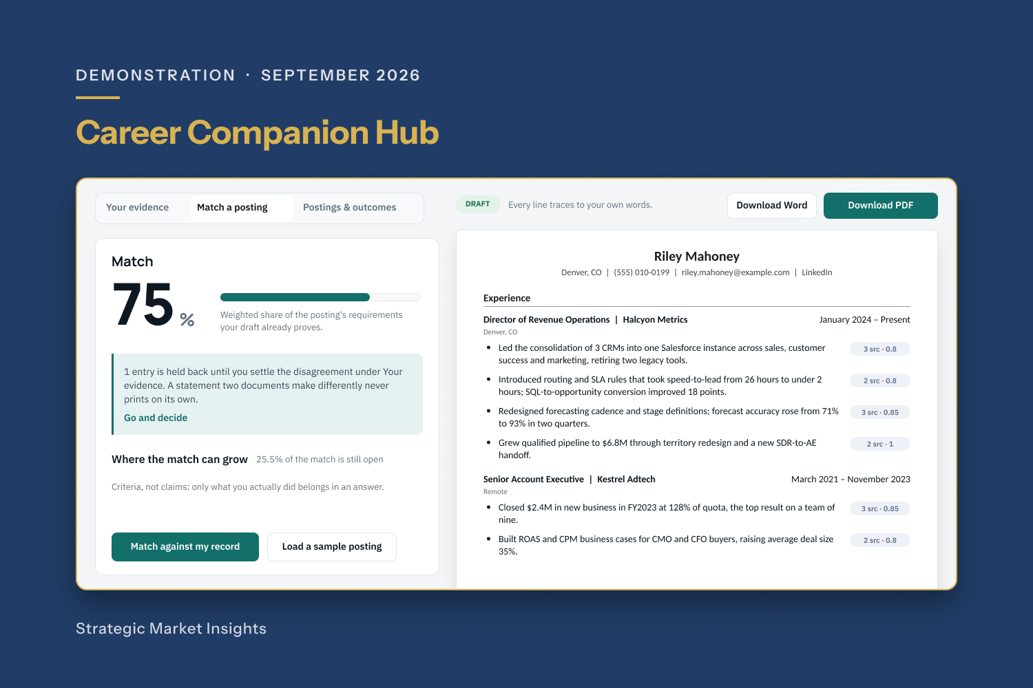 Career Companion Hub