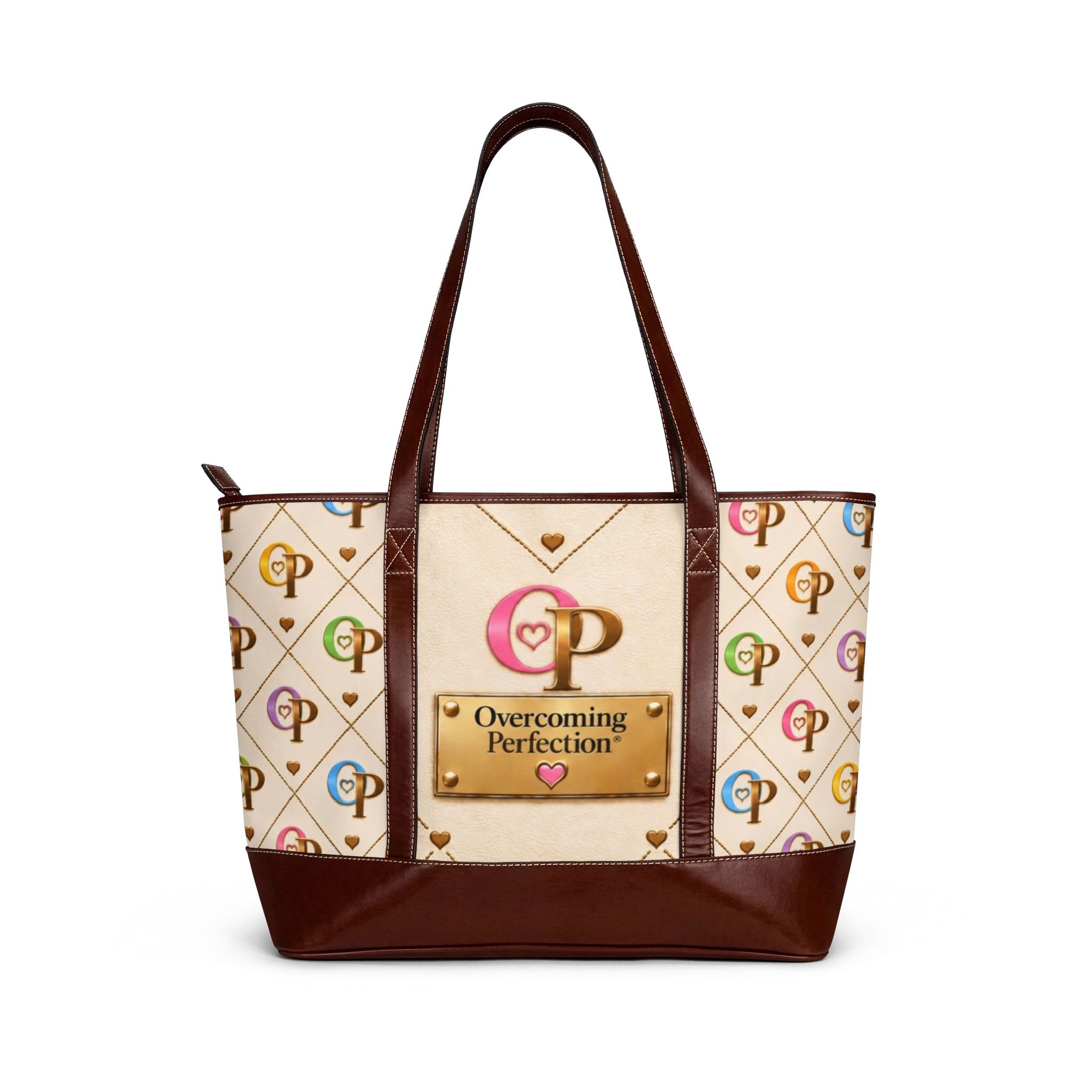Handbag Multi Color Light Pink Tote Bag