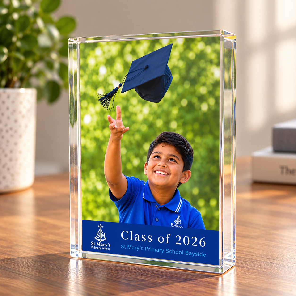 Glass Photo Block