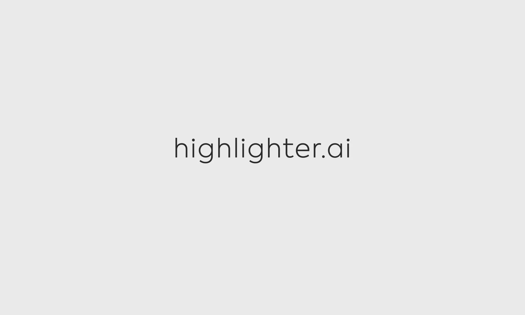 HIGHLIGHTER.AI