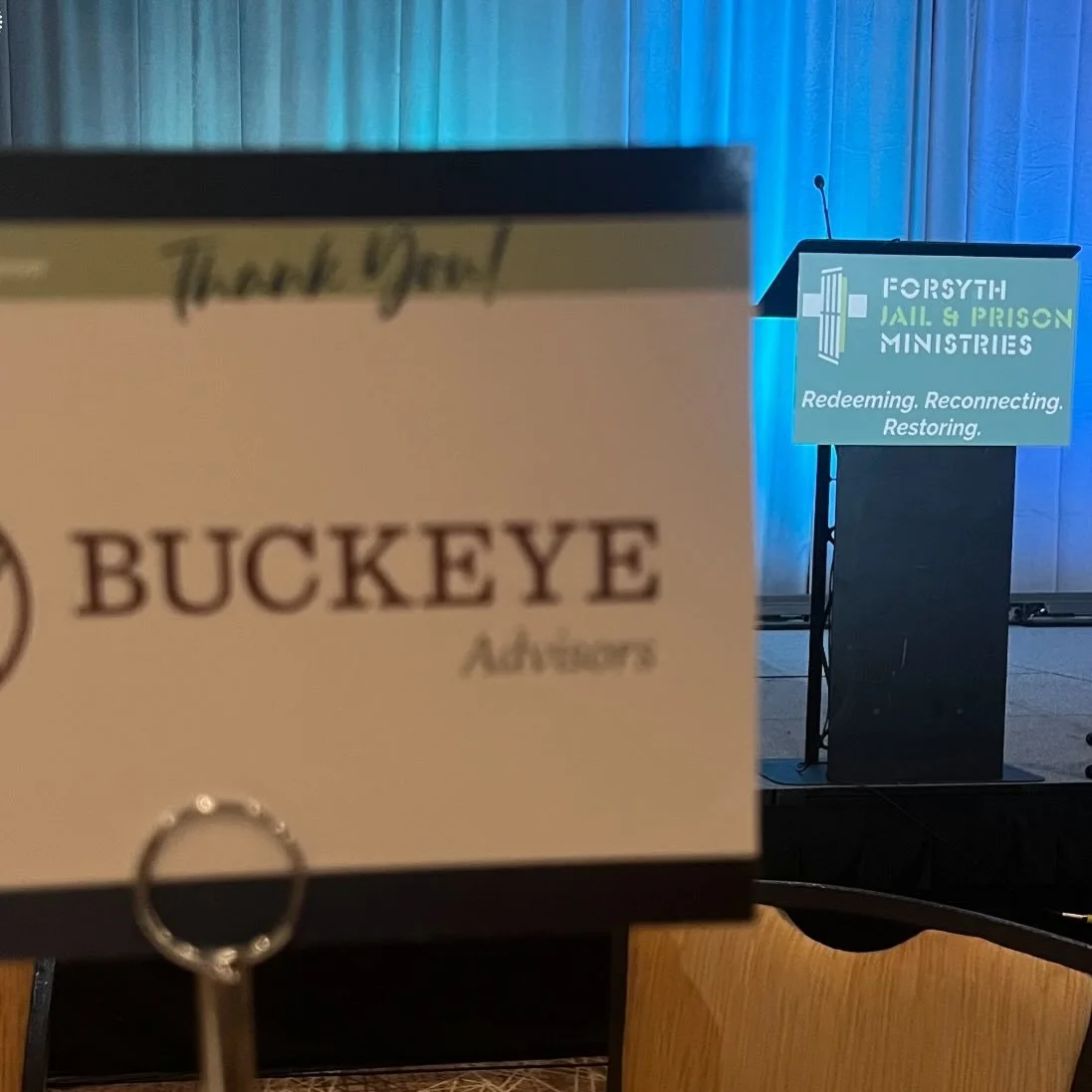 Did you know 🤔 Buckeye Advisors is a proud sponsor of the Forsyth Jail &amp; Prison Ministry in Winston-Salem? We believe in supporting our local community through charity work and sponsorships.