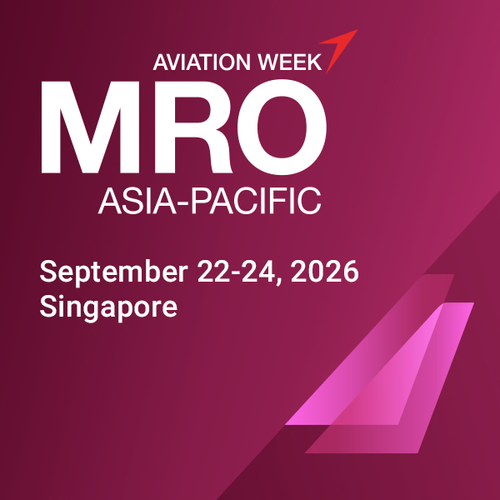 Official MRO Asia-Pacific poster, 22–24 September 2026, Singapore