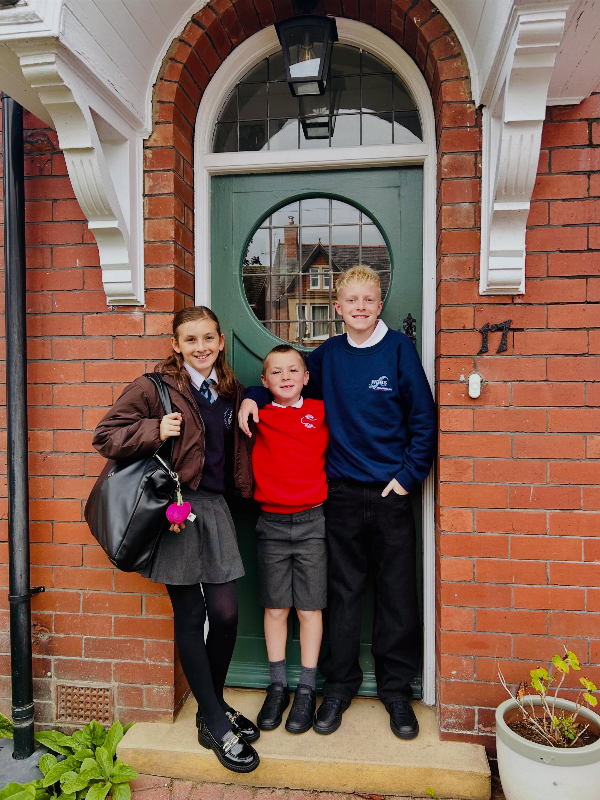The one where they&rsquo;re all in different schools 🙃
Year 9, year 7, year 4.