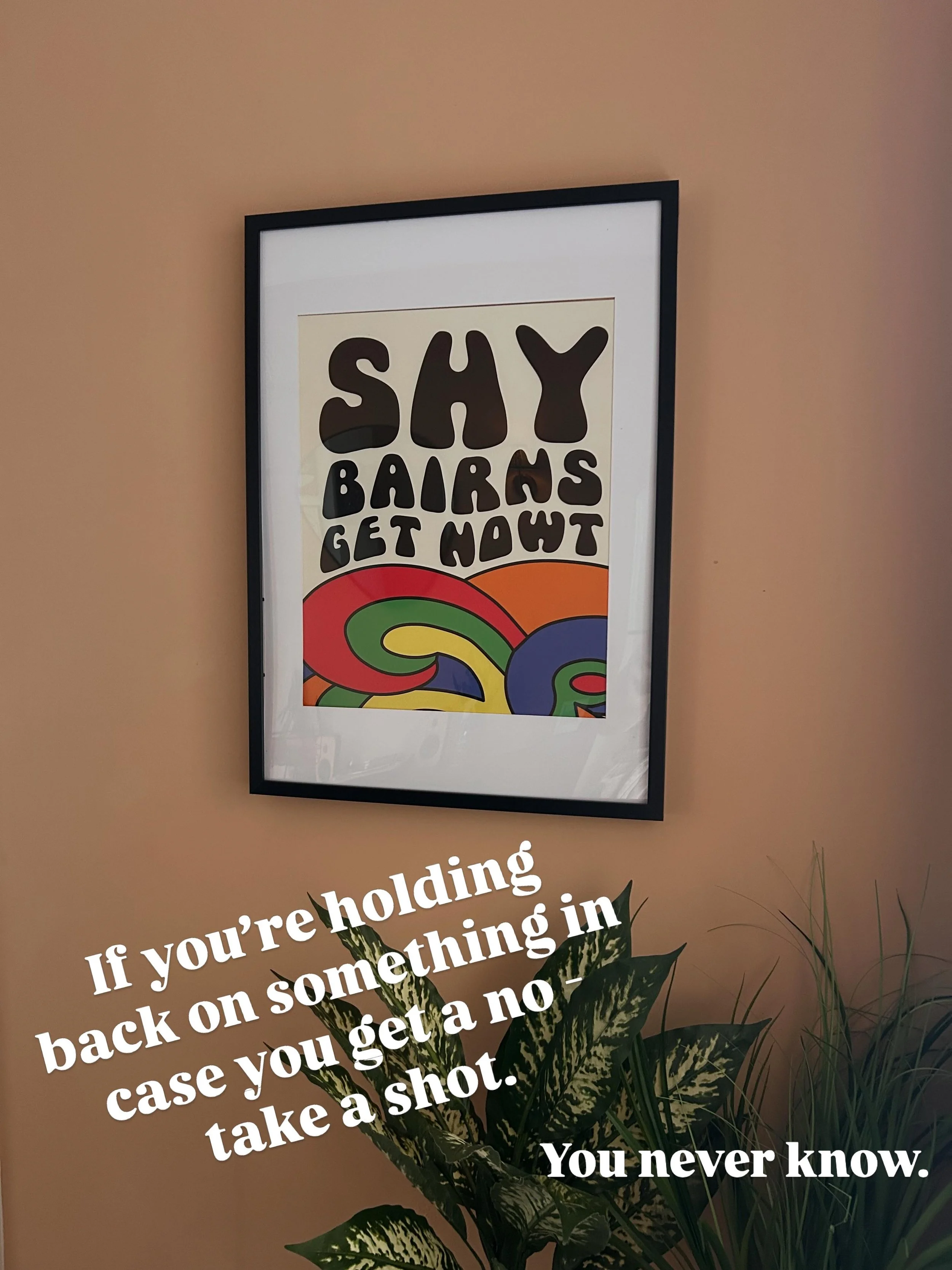 A couple of cool things have happened to me recently. 

They both came about because I took a shot without worrying too much about the outcome. Then, some people I don&rsquo;t know were really kind and generous. 

If you&rsquo;re holding back on some