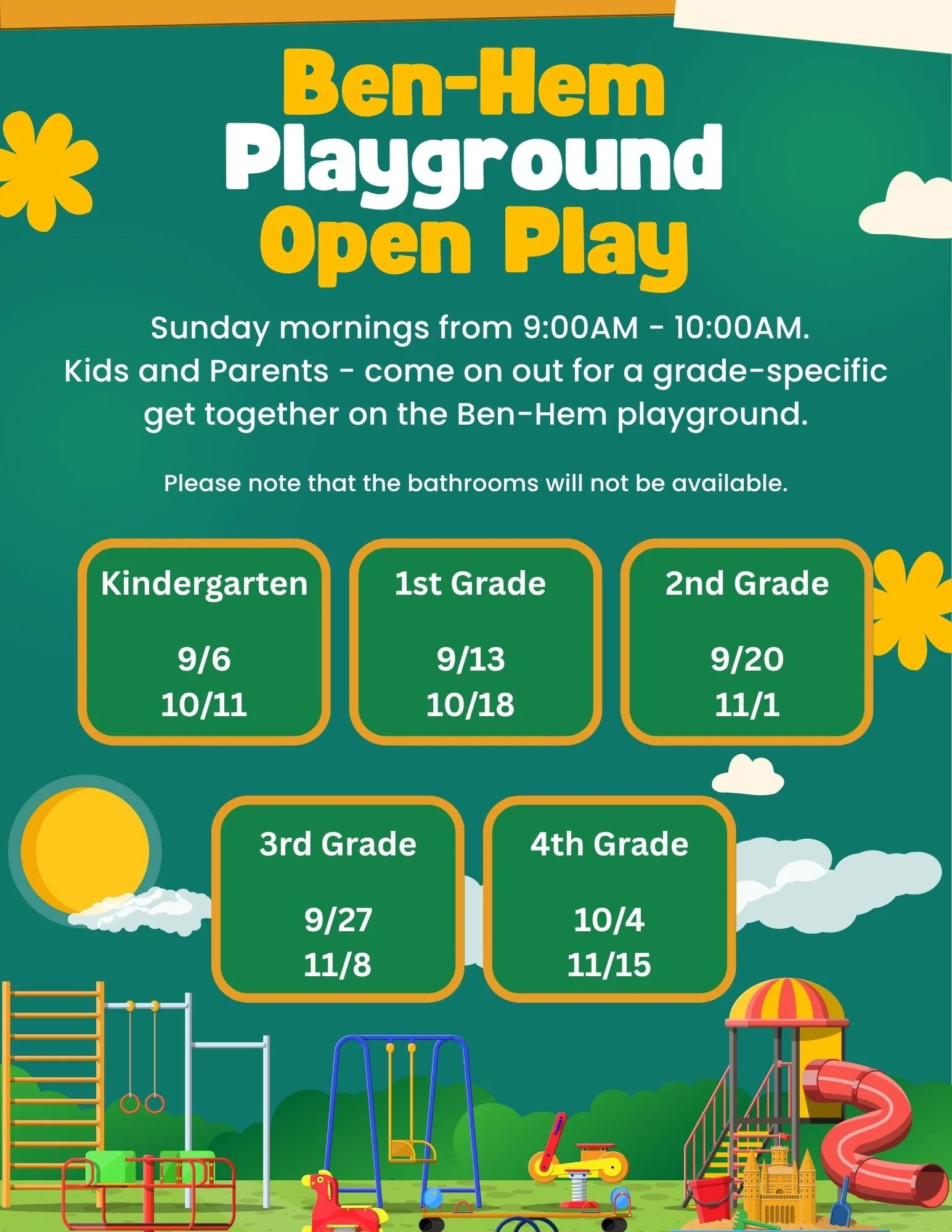 Kindergarten Playground Open Play