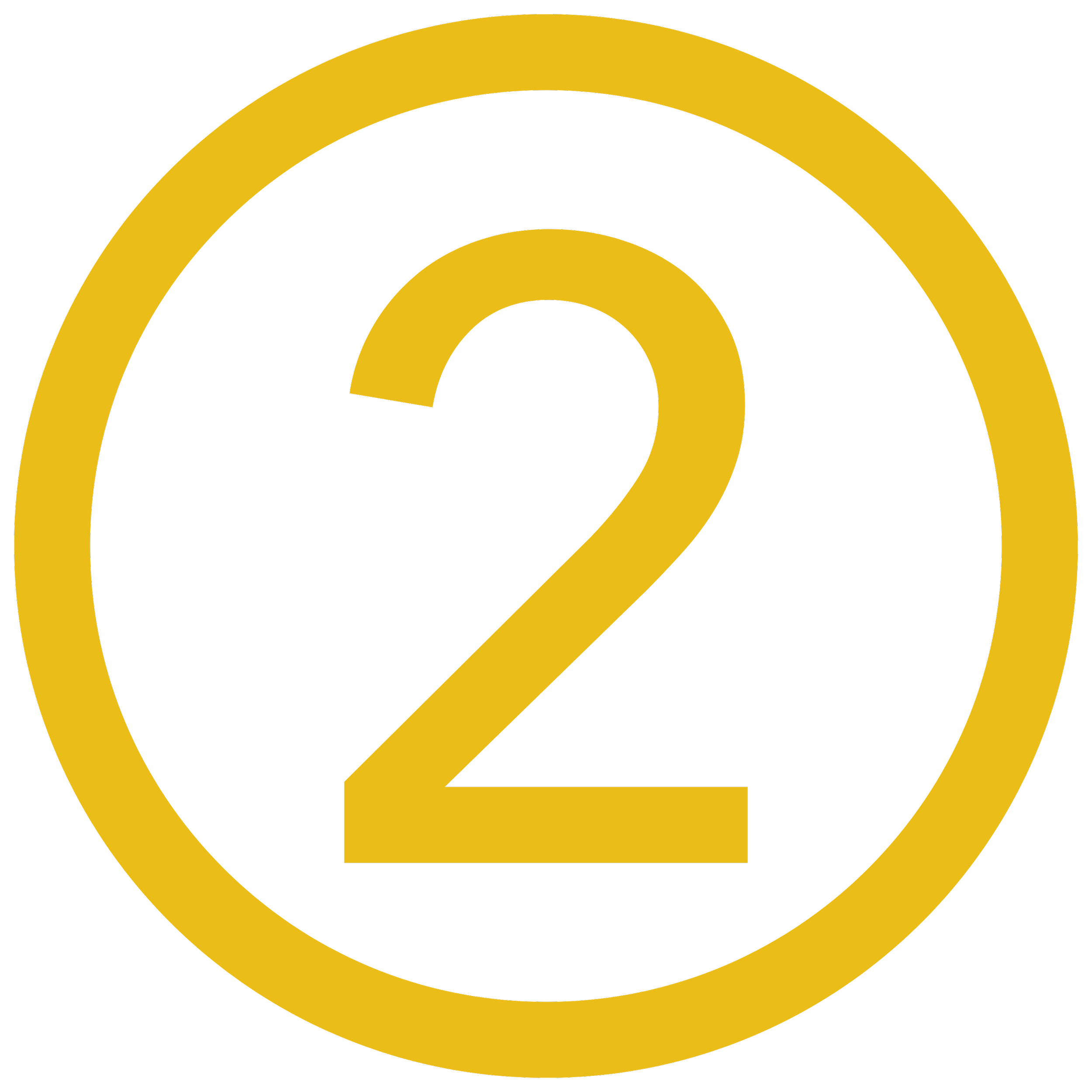 Number two in a circle