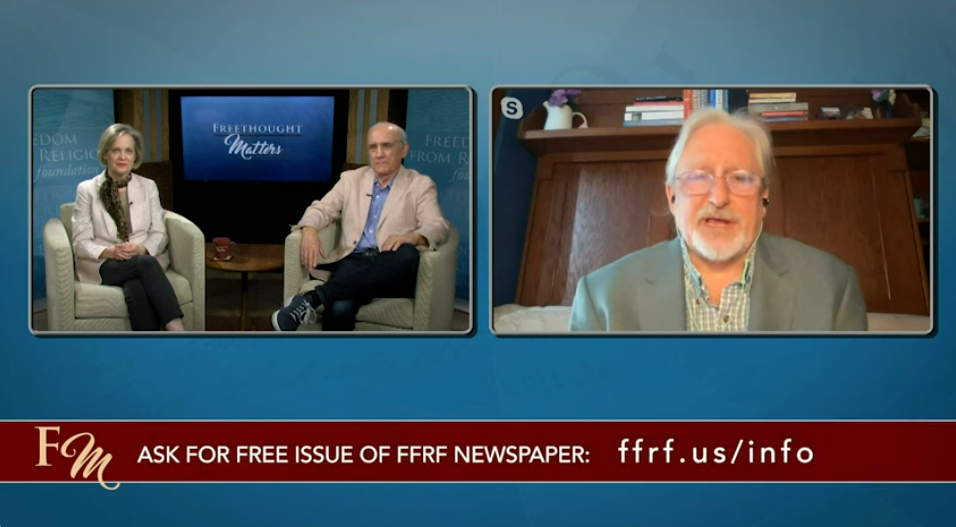 From FFRF Sunday TV: CFE's Ron Millar on Freethought Matters