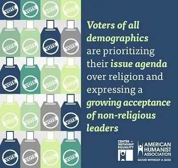 Poll Finds Atheism Is No Longer a Political Taboo