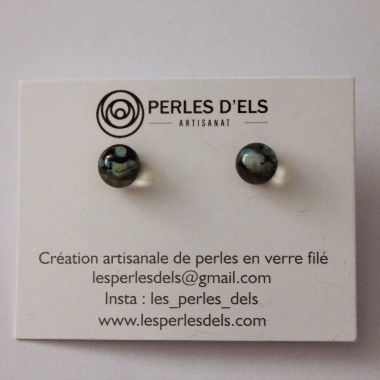 Puces d'oreilles Nuit Bleue