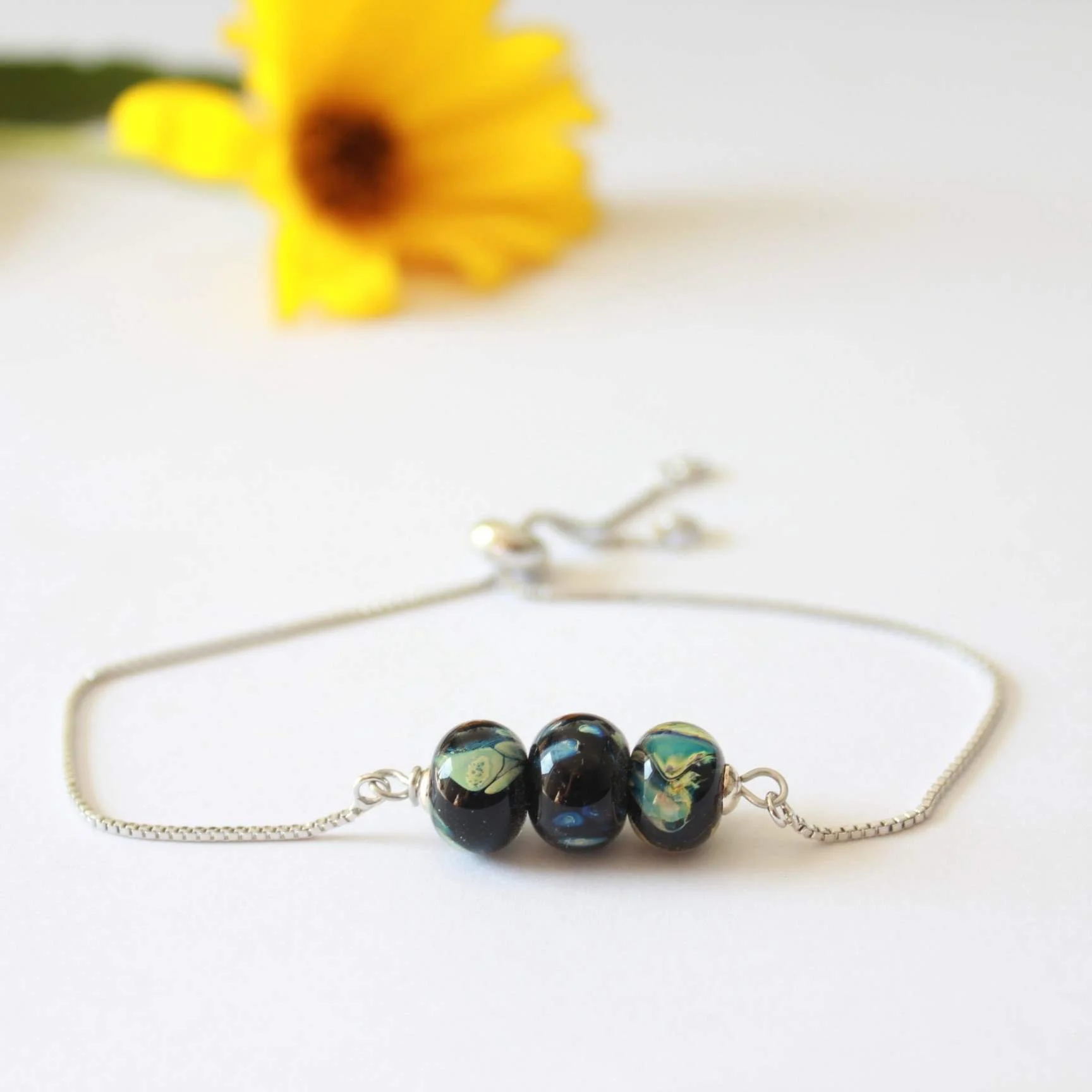 Bracelet Nuit Bleue en acier inoxydable