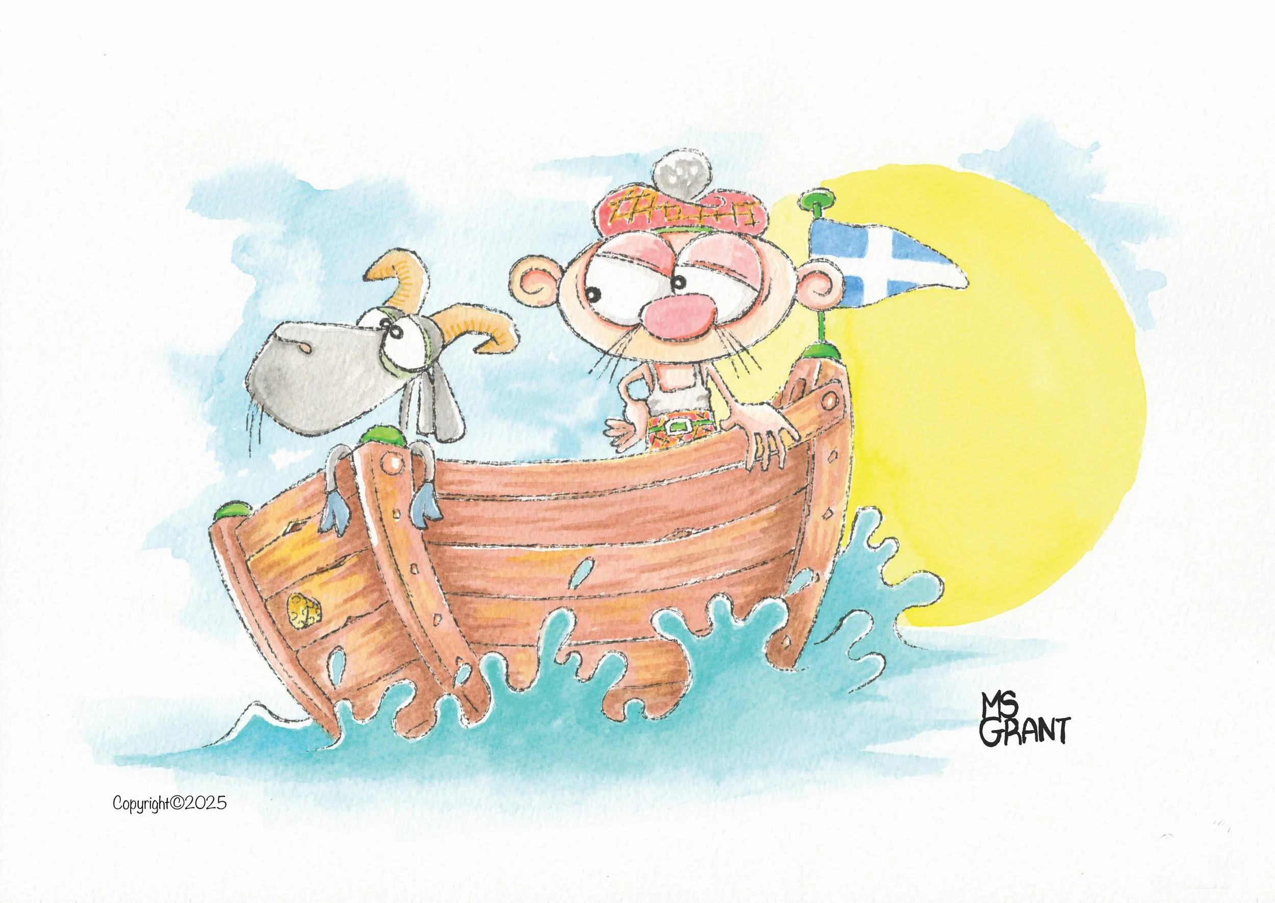 Goat in a Boat!