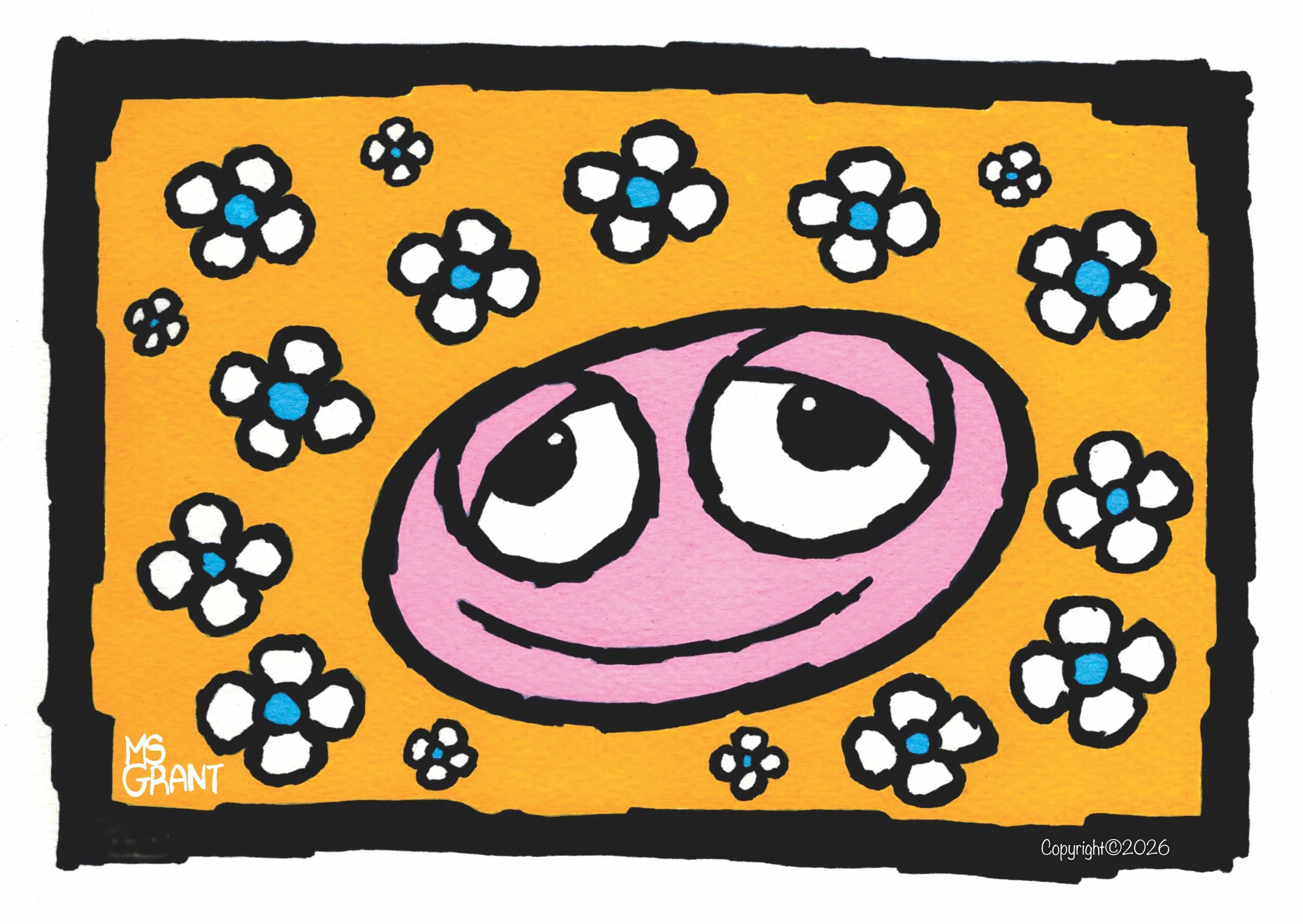 Flower Pink Face
