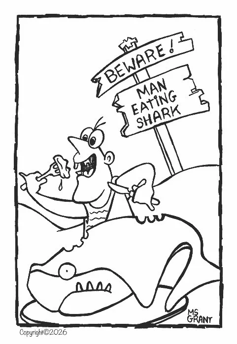 Man Eating Shark