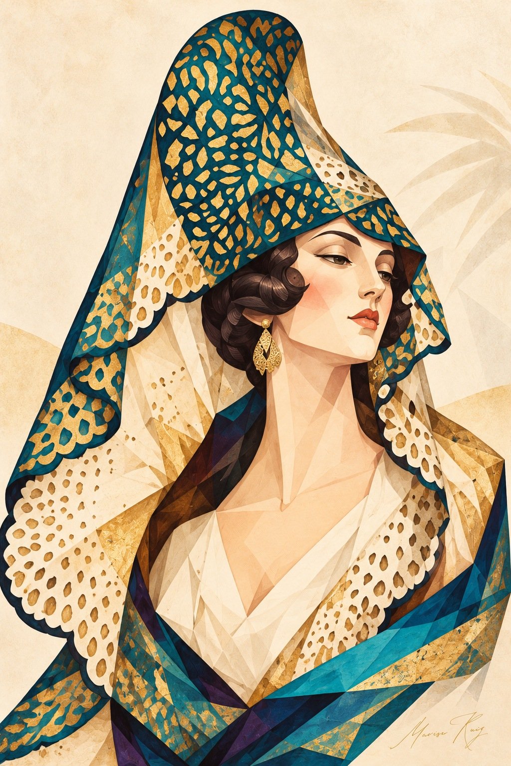 Queen of the Canarian Mantilla