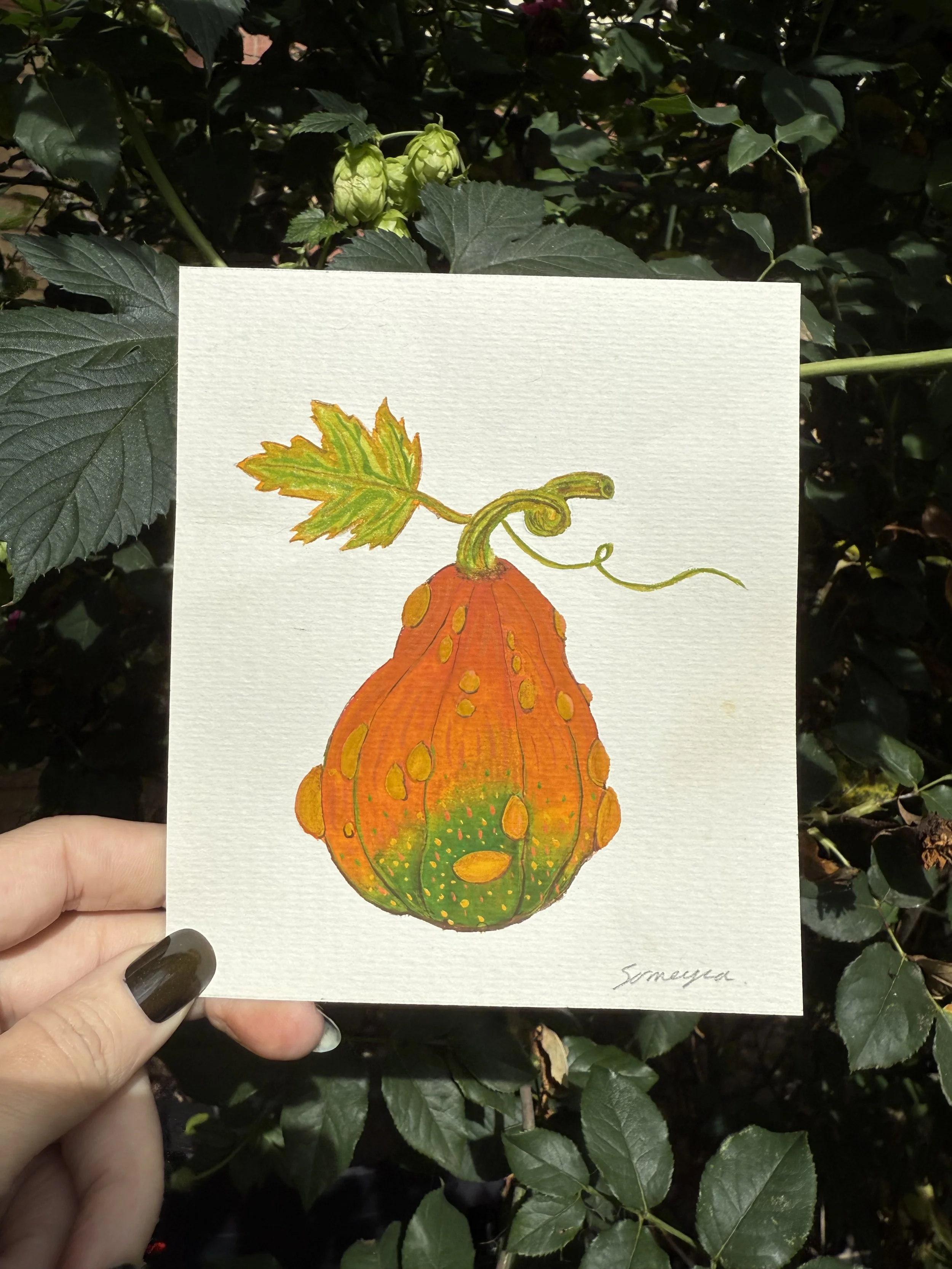 Print - Whispy Warty by Sermeyea Willis