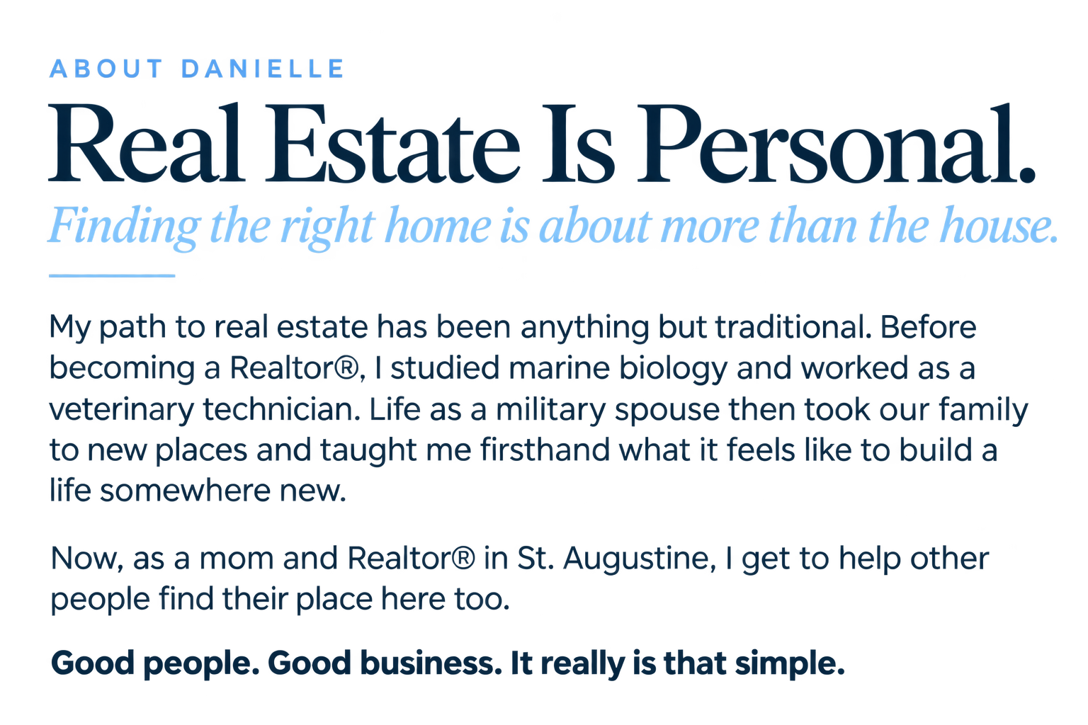 Real Estate Is Personal – Danielle Svec’s personal approach to real estate.
