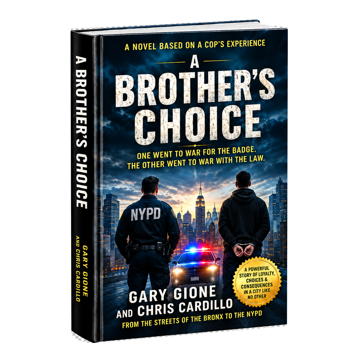 A Brother’s Choice book cover by Gary Gione and Chris Cardillo.