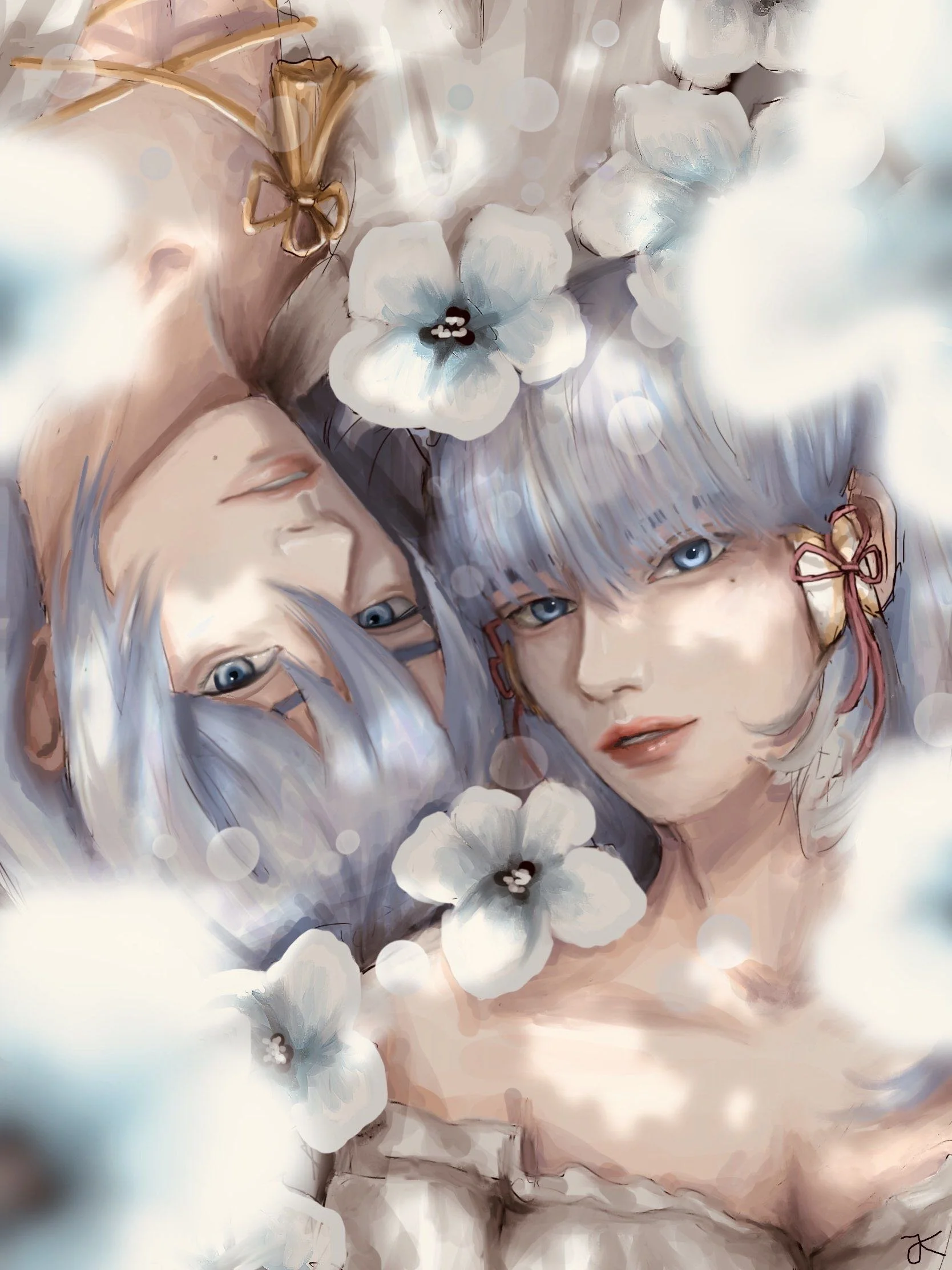 Kamisato Ayaka and Kamisato Ayato - Genshin Impact