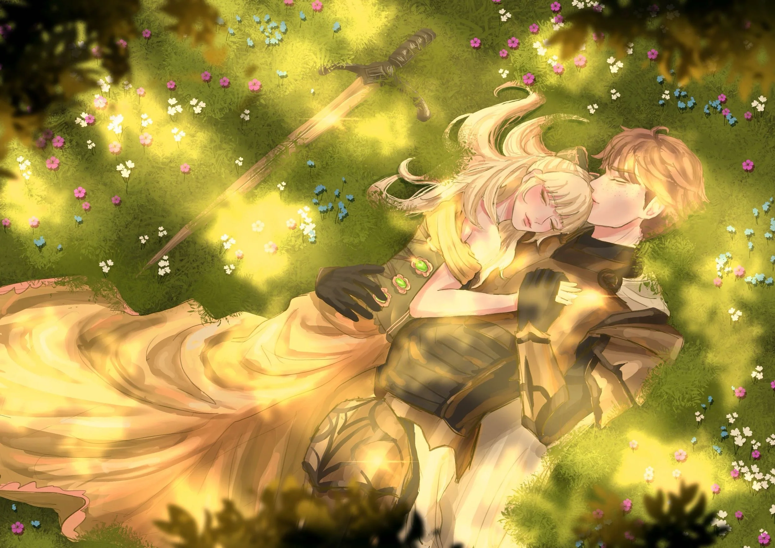 Liora and Aurel - A golden afternoon