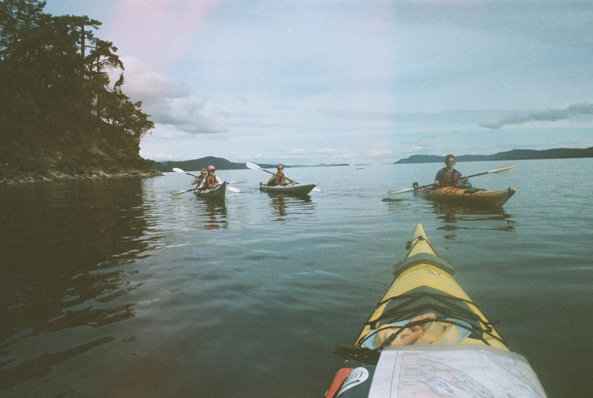 kayaking in the southern gulf islands
