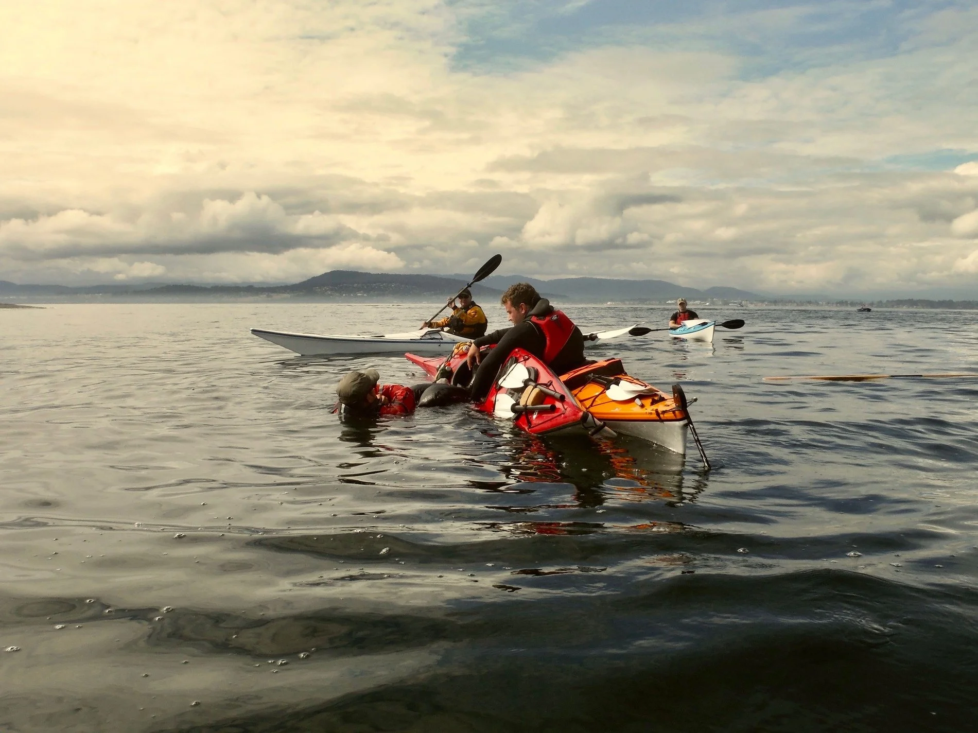 kayak scenario rescue guide course