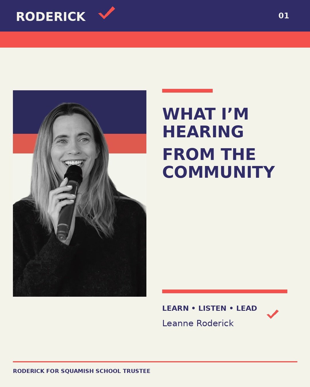 WHAT I&rsquo;M HEARING FROM THE COMMUNITY

A growing community. A changing economy. More complex needs. Young people looking for places to belong.

These issues are connected, and they require more than one institution to solve. I see an important ro