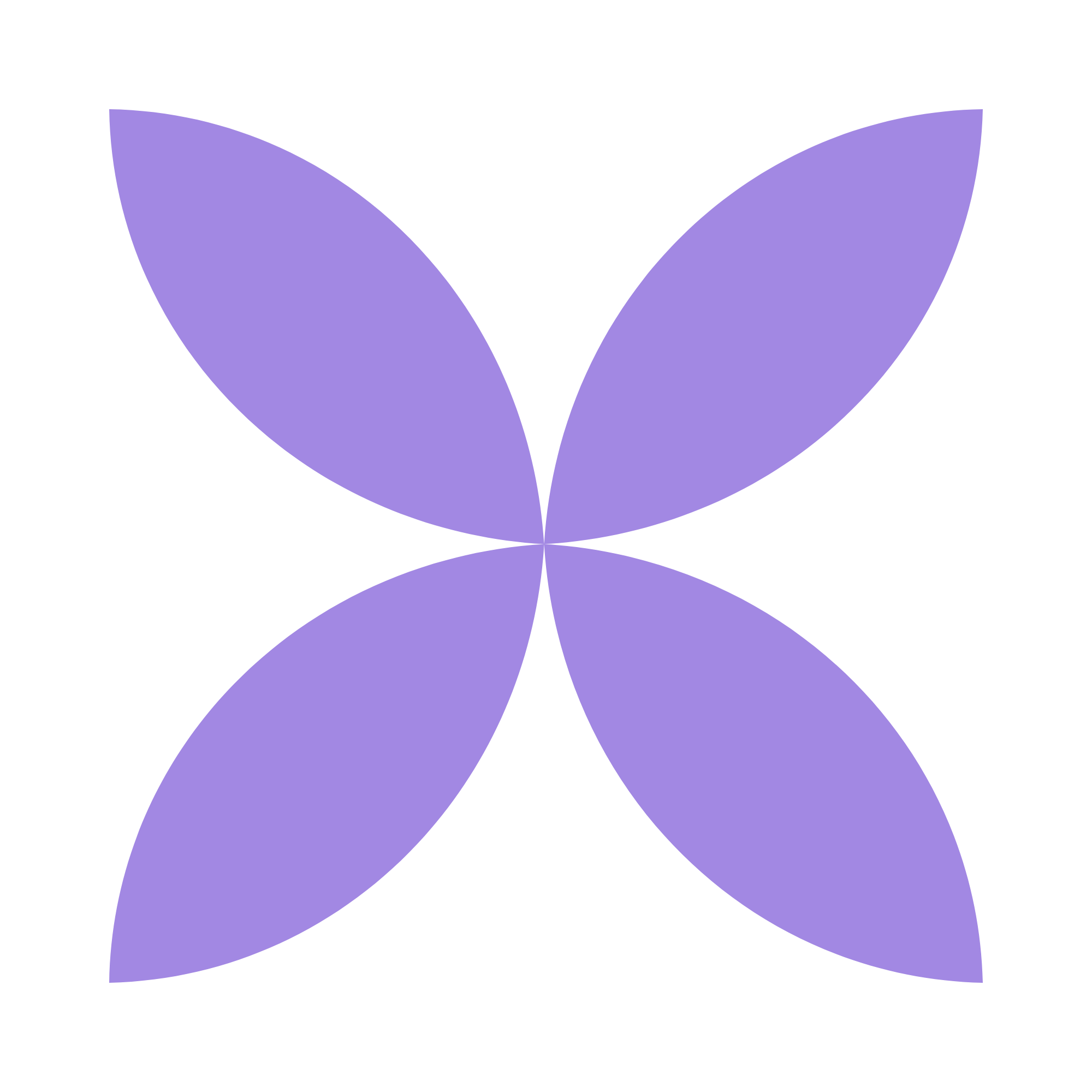 An abstract illustration of a lilac flower in bloom.