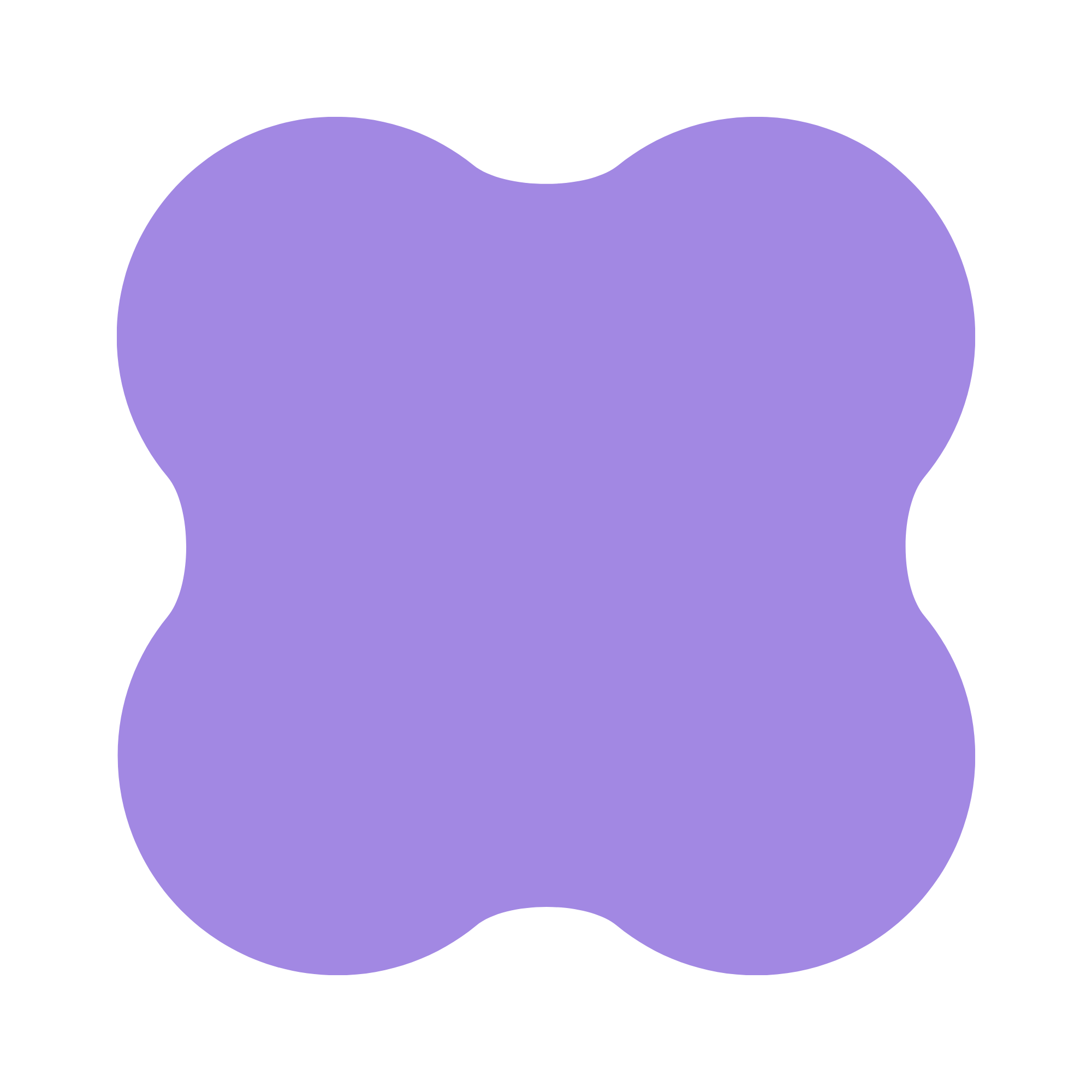 An abstract illustration of a lilac flower bud.