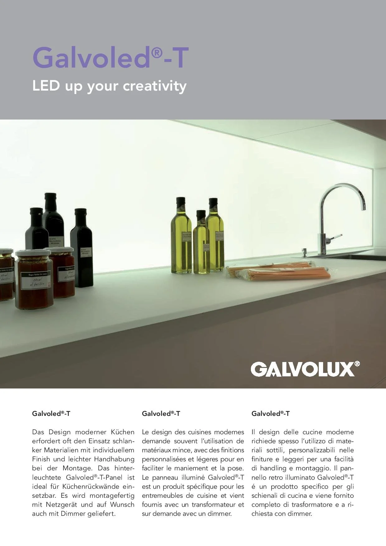 Catalogue GalvoLed T