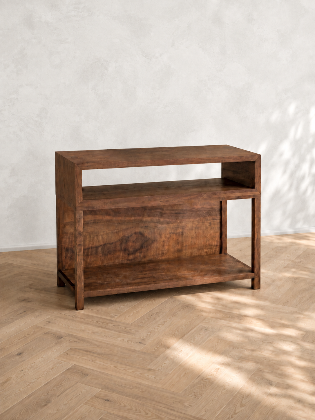 Walnut Console Table