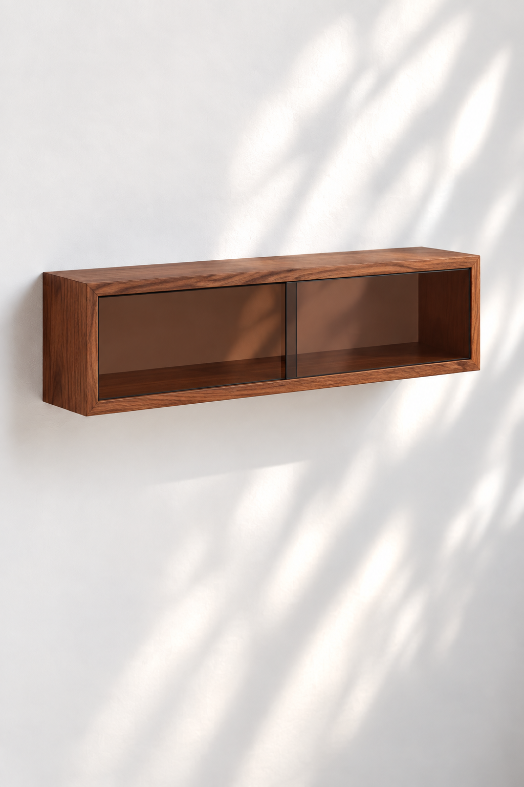 Walnut Double Shelf