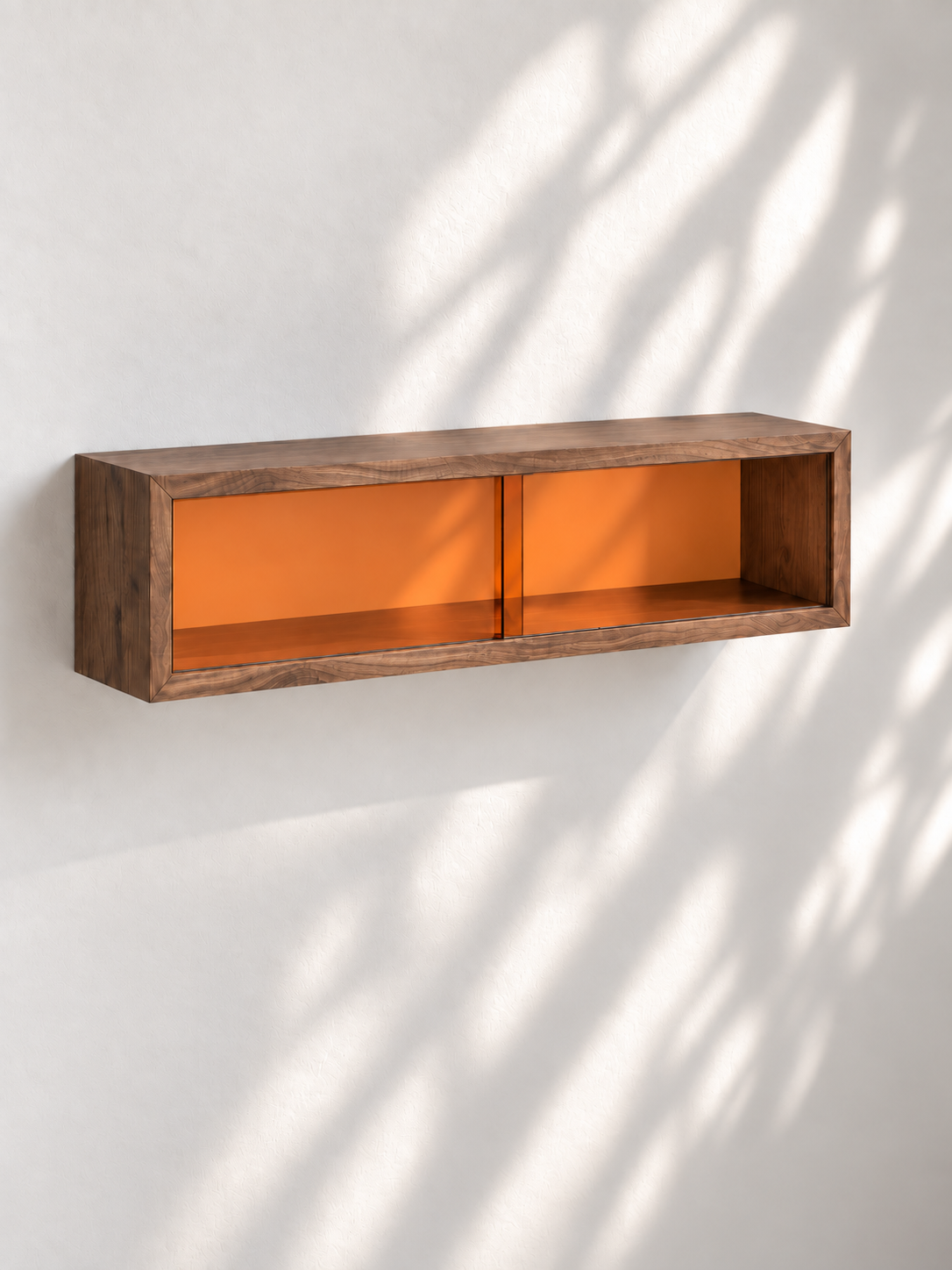 Walnut Double Shelf