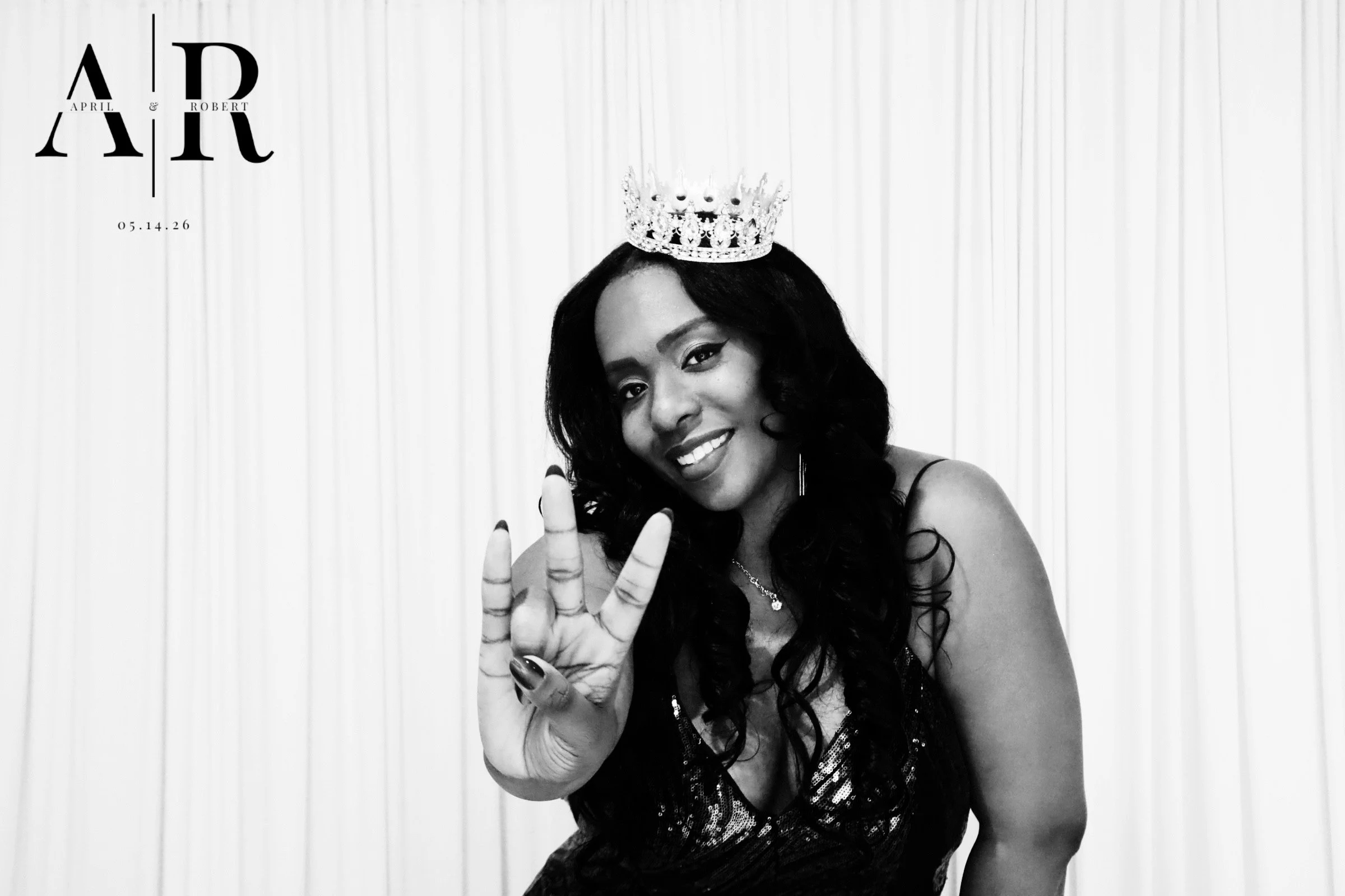 Legacy wood photo booth at New Jersey wedding