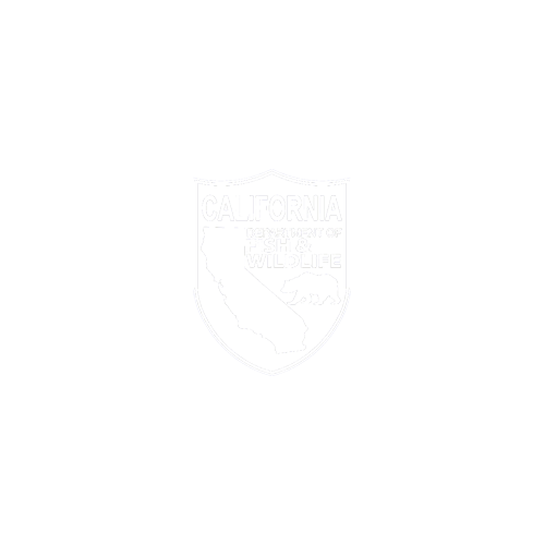 California Department of Fish and Wildlife logo with a bear silhouette and state map.