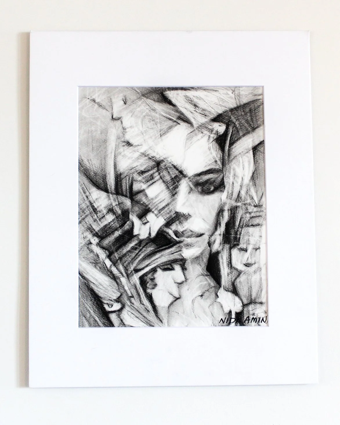 Unresolved Presence 2 (2026) - Charcoal on Archival Paper - 11" x 14" - $300