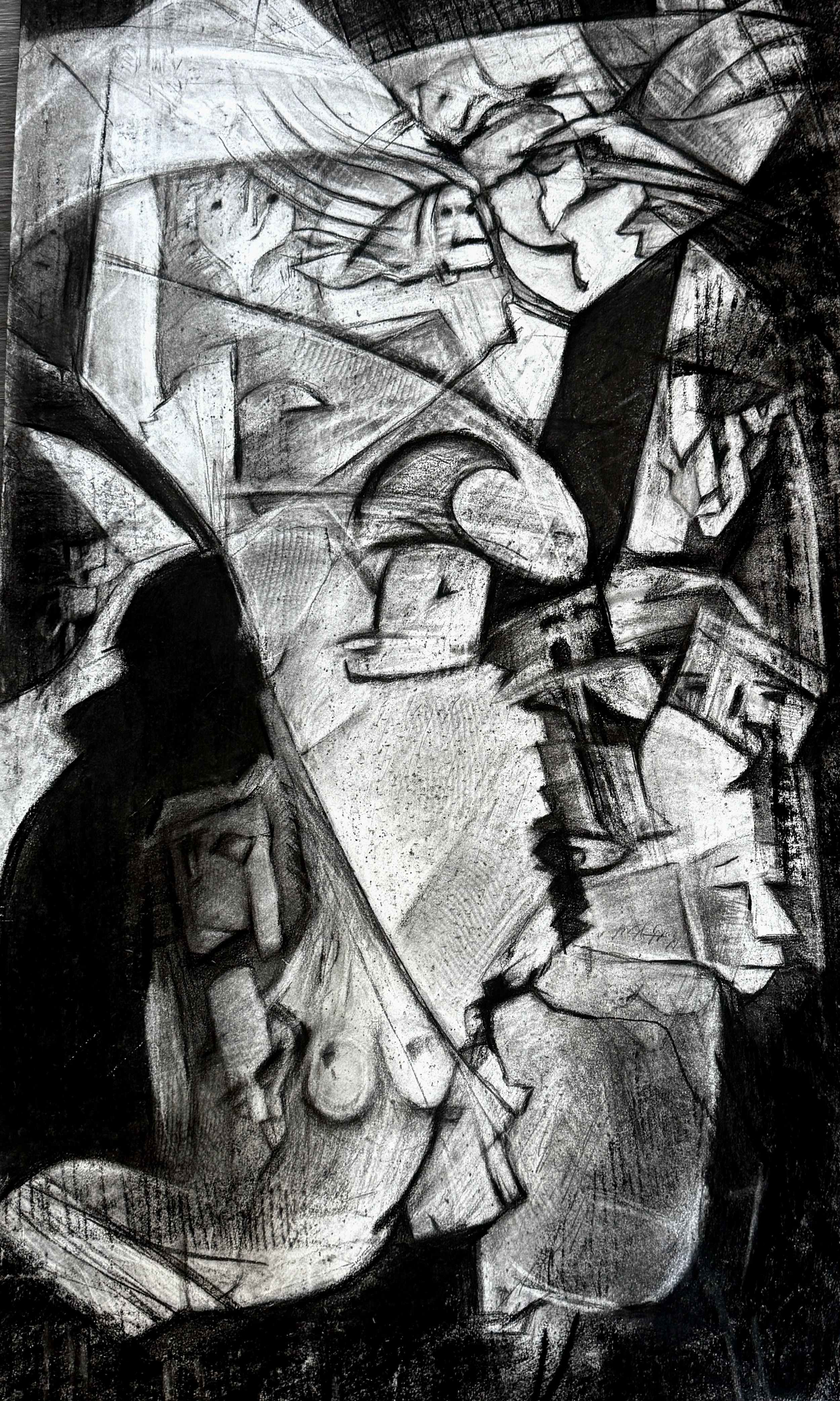 Untitled (2026) - Charcoal on Archival Paper - 20" x 36" - NFS
