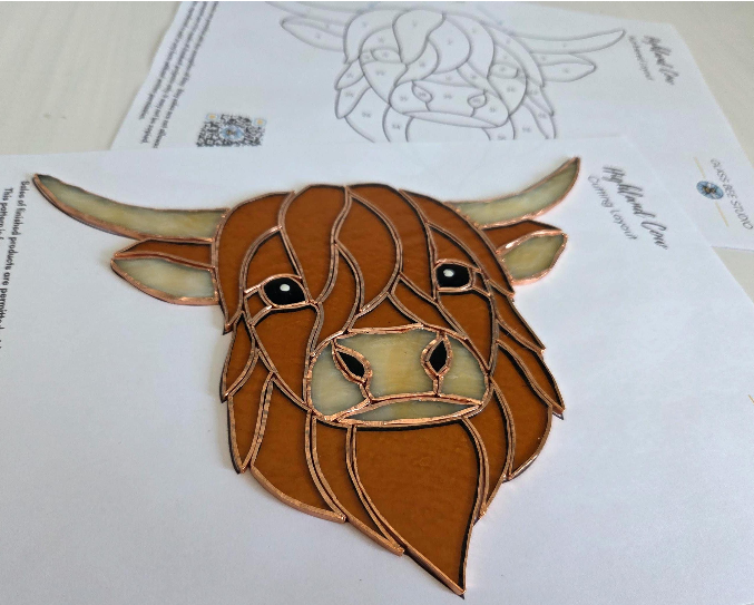 Highland Cow Copper Foiled.png
