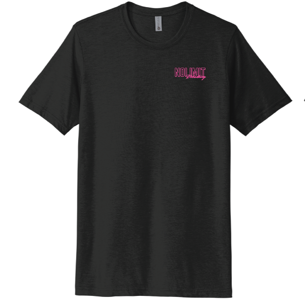 No Limit Detailing Tee Pink/Black