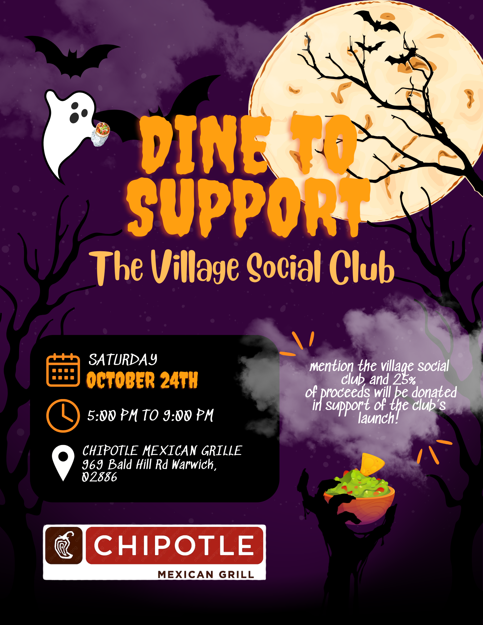 Dine for a Cause with Chipotle! (Bald Hill Rd, Warwick, RI)