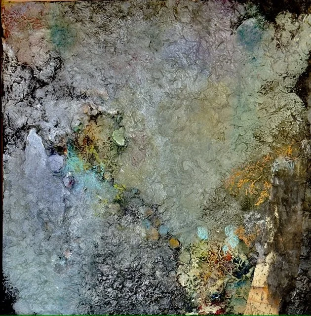 Where Silence Settles
14 × 14 × 1.5
Mixed Media Rice Paper / Birchwood Panel