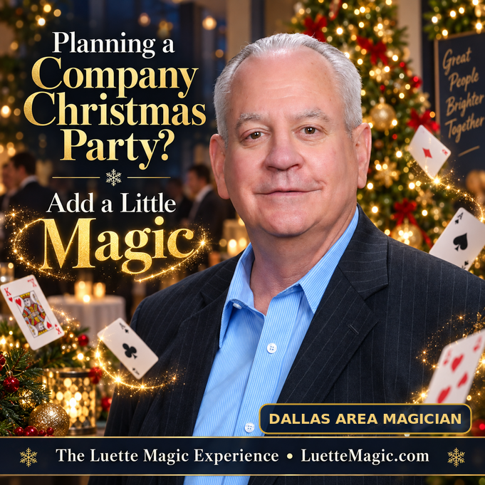 Planning a Company Christmas Party? Add a Little Magic