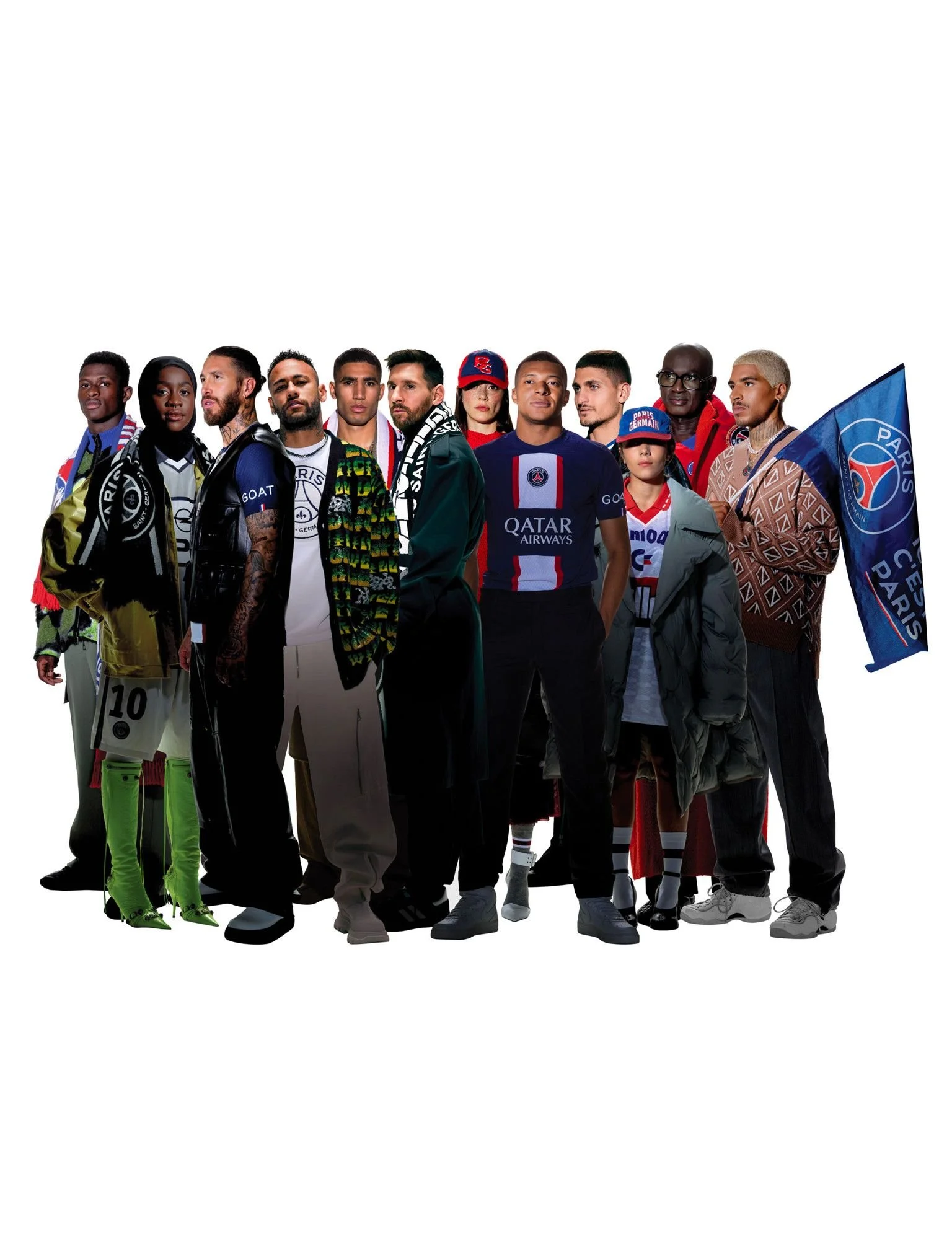 PSG x GOAT People of Paris Campaign, photographed by Thibaut Grevet and styled by Georgia Pendlebury