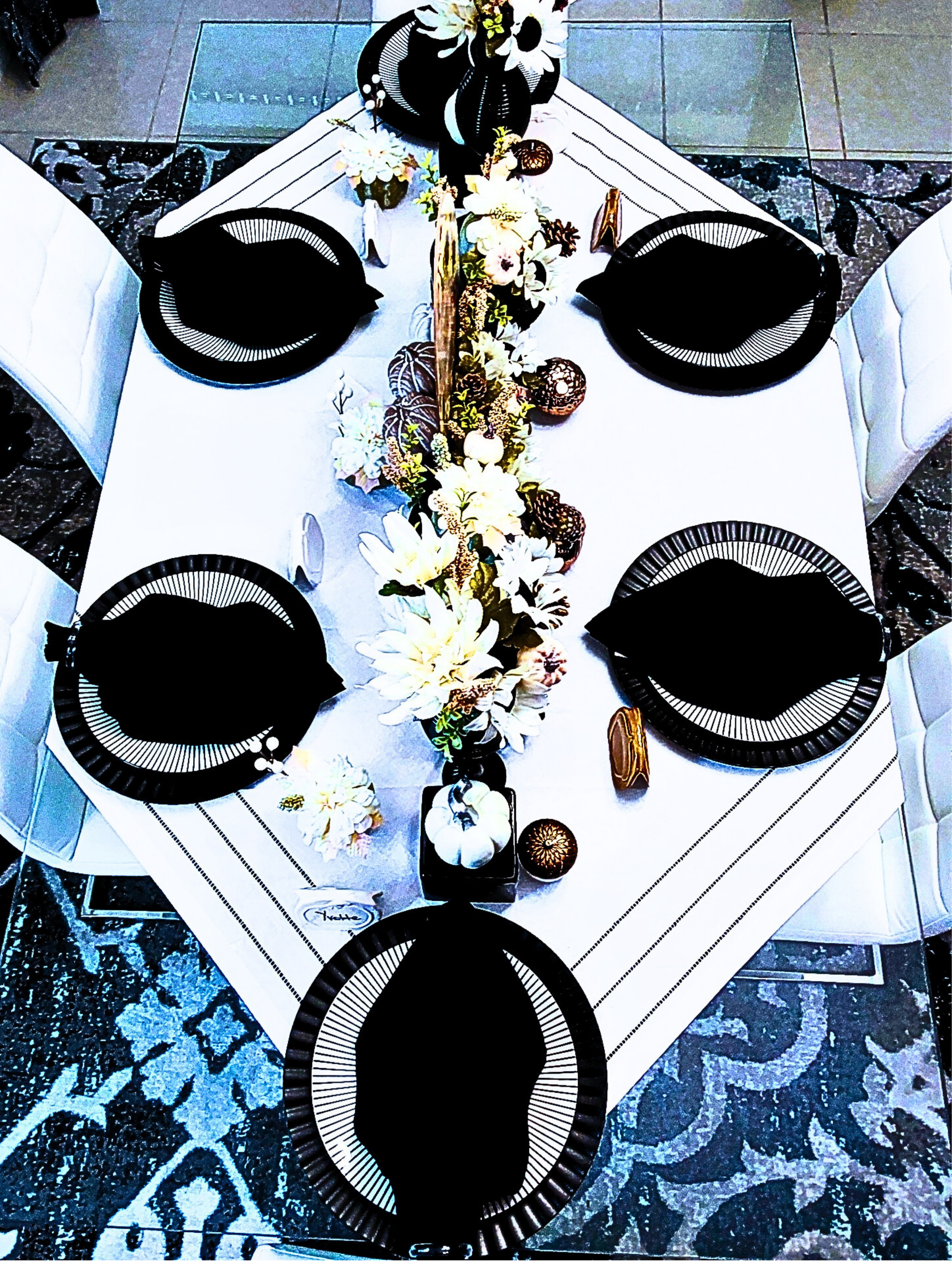 Fall tablescape