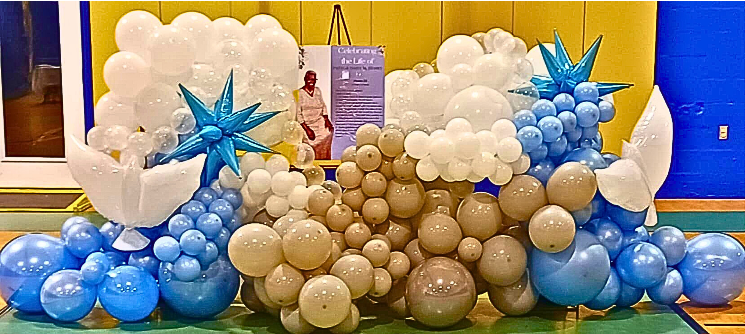 A thoughtfully designed celebration of life focal space honoring a cherished life and legacy.